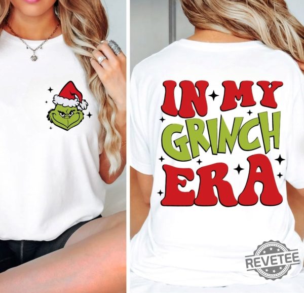 In My Grinch Era Christmas Shirt Grinch Era Sweatshirt Retro Christmas Shirt revetee 2