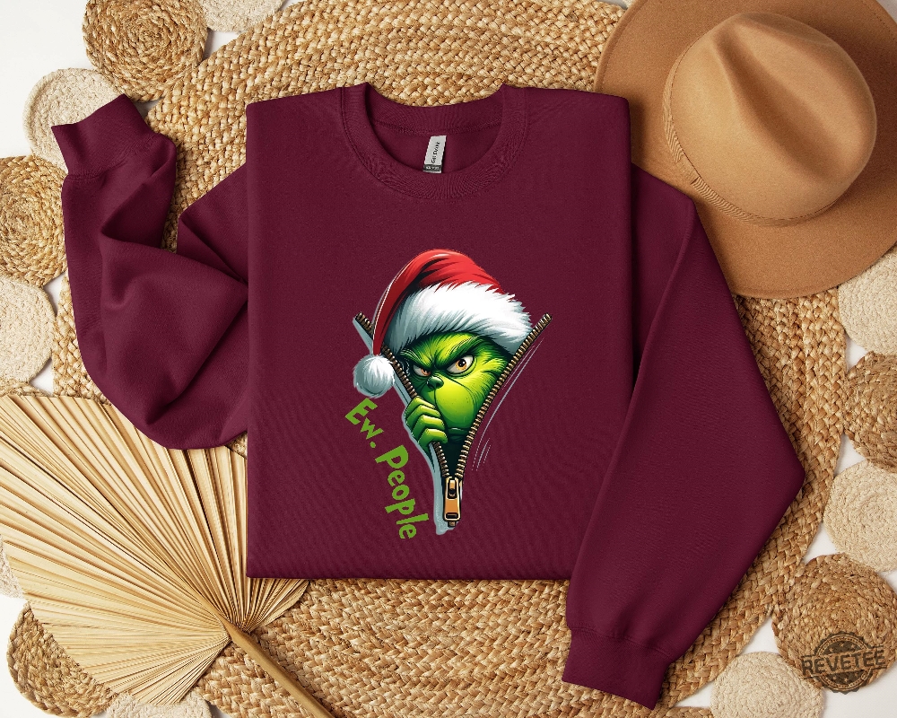 Ew People Grinch Sweatshirt Grinch Shirt Christmas Grinch Sweatshirt Christmas Sweatshirt