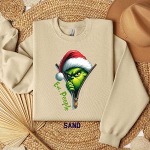 Ew People Grinch Sweatshirt Grinch Shirt Christmas Grinch Sweatshirt Christmas Sweatshirt revetee 3