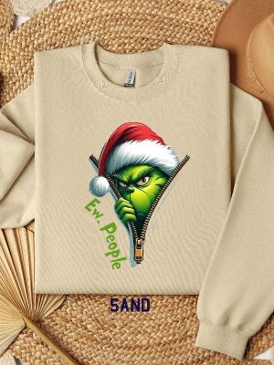 Ew People Grinch Sweatshirt Grinch Shirt Christmas Grinch Sweatshirt Christmas Sweatshirt revetee 3