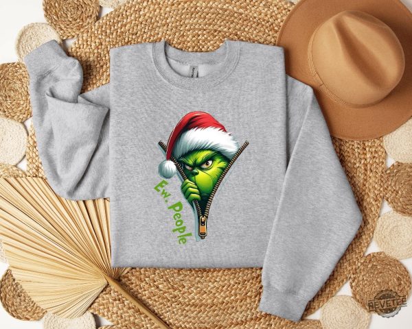 Ew People Grinch Sweatshirt Grinch Shirt Christmas Grinch Sweatshirt Christmas Sweatshirt revetee 4