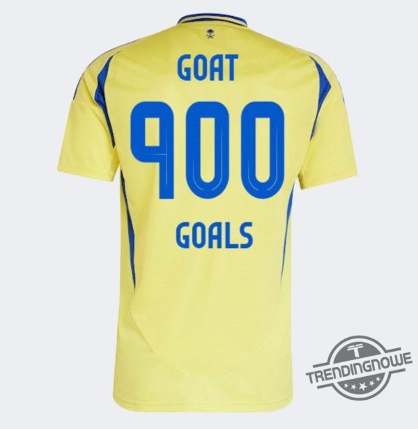 Cristiano Ronaldo Al Nassr Home 24 25 Goat 900 Goals Jersey trendingnowe 1