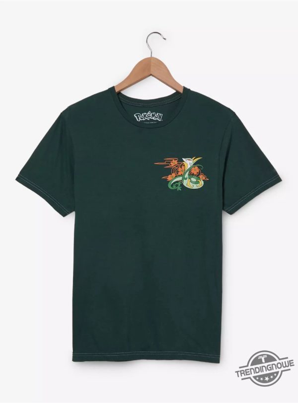 Pokemon Serperior Floral Portrait Shirt trendingnowe 1