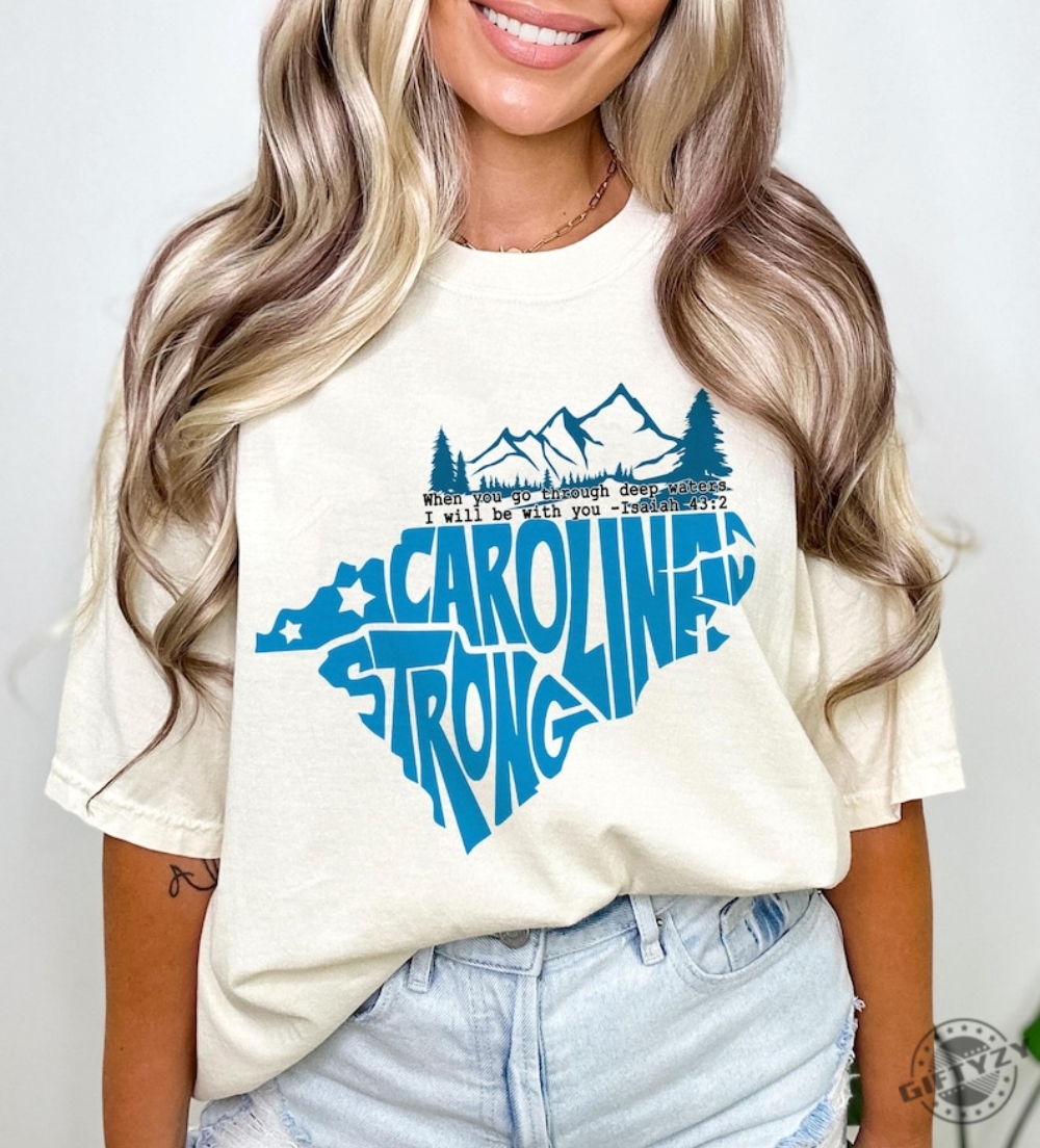 North Carolina Strong Shirt Helping Out Western Nc Families Hoodie Hurricane Relief Western Nc Tshirt Proceeds To Victims Of Hurricane Helene Sweatshirt