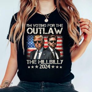 Vintage Im Voting For The Outlaw And The Hillbilly Letters With The Outlaw Tshirt Im With The Outlaw Hoodie Drain The Swamp Sweatshirt Trump Hillbilly Shirt giftyzy 8