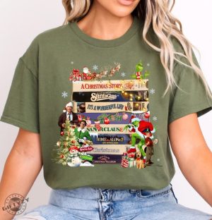 Retro Christmas Movies Shirt Nostalgic Christmas Vhs Movies Sweatshirt Christmas 90S Movies Tshirt Adult Christmas Costume Hoodie Christmas Shirt giftyzy 4