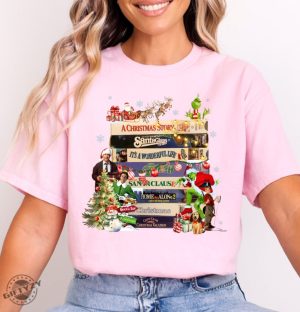 Retro Christmas Movies Shirt Nostalgic Christmas Vhs Movies Sweatshirt Christmas 90S Movies Tshirt Adult Christmas Costume Hoodie Christmas Shirt giftyzy 6