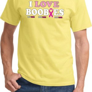 Breast Cancer Awareness Shirt I Love Boobies Shirt Sweatshirt Hoodie revetee 3