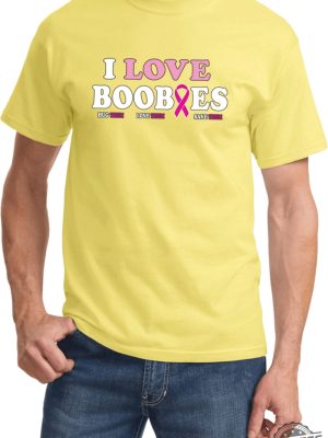 Breast Cancer Awareness Shirt I Love Boobies Shirt Sweatshirt Hoodie revetee 3