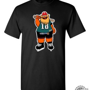 Gritty Black Shirt Philadelphia Flyers Phillies All In One Custom Fan Art Design Gritty T Shirt revetee 2