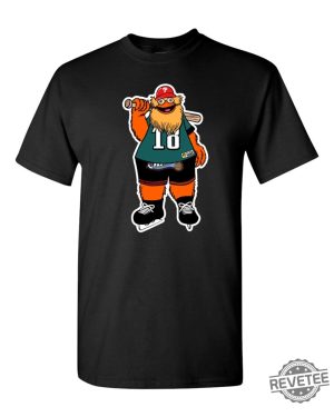 Gritty Black Shirt Philadelphia Flyers Phillies All In One Custom Fan Art Design Gritty T Shirt revetee 2