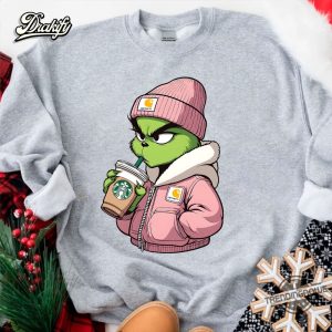 The Grinch Drink Starbucks Shirt trendingnowe 2