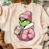 The Grinch Drink Donuts Shirt trendingnowe 1