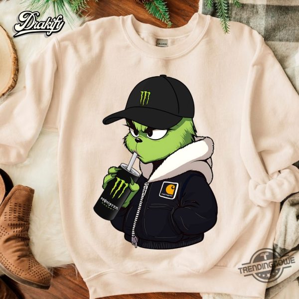 The Grinch Drink Monster Shirt trendingnowe 1