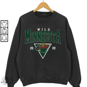 Vintage 90S Minnesota Wild Shirt Crewneck Minnesota Wild Sweatshirt Jersey Hockey Gift For Christmas giftyzy 2