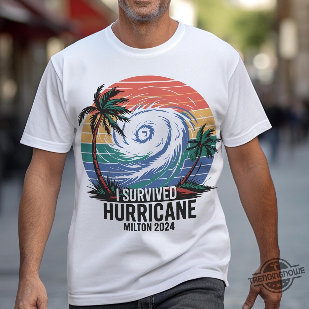 Nostalgia Hurricane Milton Survived Shirt