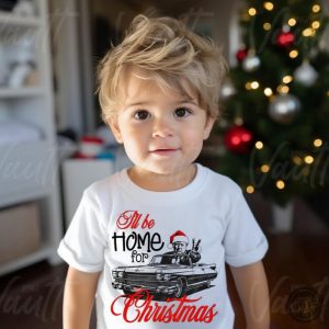 Donald Trump Maga Shirt Ill Be Home For Christmas Hoodie Trump Driving A Car Tshirt Trump With Santa Hat Sweatshirt Trump Christmas Gift giftyzy 6