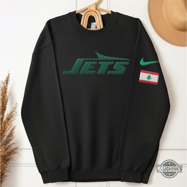 robert saleh lebanon flag shirt new york jets head coach controversy embroidered t shirt sweatshirt hoodie laughinks 8