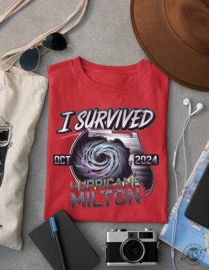 Hurricane Milton Survivor Unisex Shirt Resilience Tee I Survived Hurricane Milton 2024 Hoodie Survivor Gift Florida Strong Shirt giftyzy 3