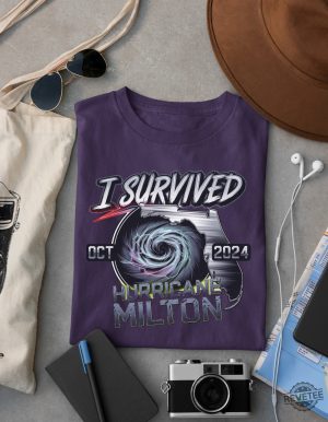 Hurricane Milton Survivor Shirt I Survived Hurricane Milton 2024 Shirt Hoodie Sweatshirt Florida Strong Shirt revetee 4