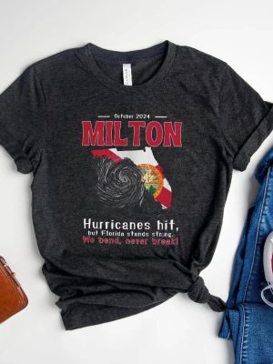 I Survived Hurricane Milton Shirt Hurricane Milton Shirt Survivor Hurricane Season 2024 Shirt Hoodie Sweatshirt revetee 4