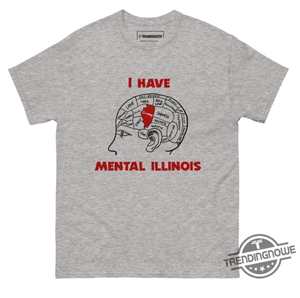 I Have Mental Illinois Shirt trendingnowe 2