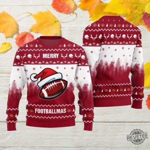 Football Team Funny Ugly Christmas Sweater Football Team Funny Ugly Christmas Sweater revetee 3