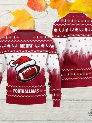 Football Team Funny Ugly Christmas Sweater Football Team Funny Ugly Christmas Sweater revetee 3