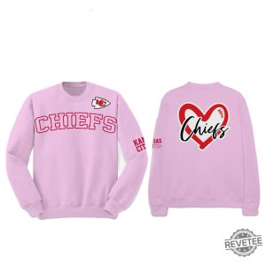 Kc Chiefs Womens Pink Shirt Sweatshirt Hoodie 3D All Over Printed revetee 2