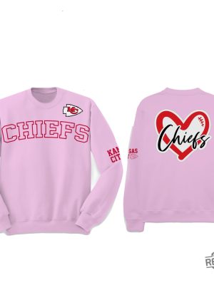 Kc Chiefs Womens Pink Shirt Sweatshirt Hoodie 3D All Over Printed revetee 2