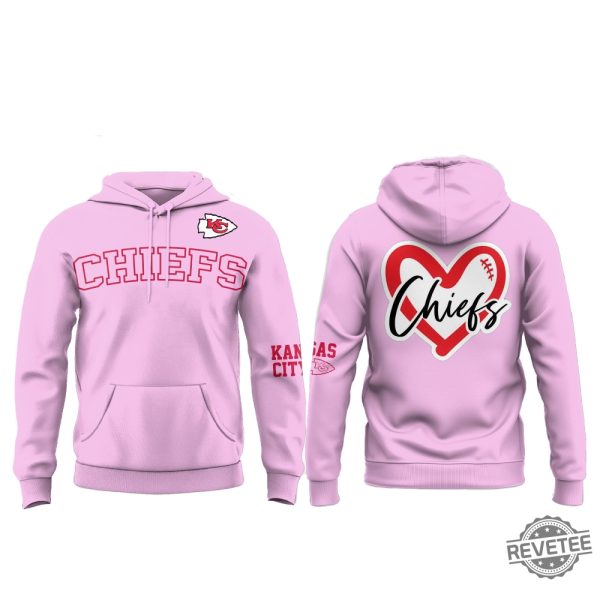 Kc Chiefs Womens Pink Shirt Sweatshirt Hoodie 3D All Over Printed revetee 3