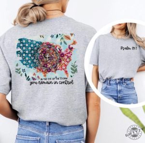 Floral United States Hurricane Helene Relief Support Shirt With Sates Affected Front Pocket And Full Back Design Shirt giftyzy 2