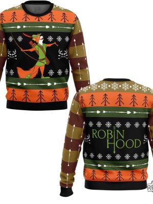 Robin Hood Ugly Christmas Sweater revetee 2