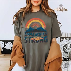 Appalachian Strong Shirt Hurricane Milton Western Graphic Tee North Carolina Sweatshirt Gift Ideas For Support Squad giftyzy 3