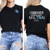 Hurricane Milton Survivor Unisex Shirt I Survived Hurricane Milton 2024 Tshirt Survivor Gift Sweatshirt Florida Strong Hoodie Inspirational Gift giftyzy 2