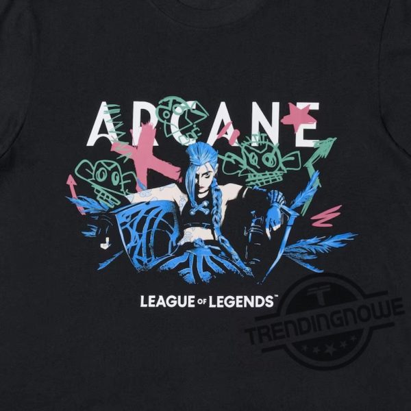 Arcane League Of Legends Jinx Shirt trendingnowe 2