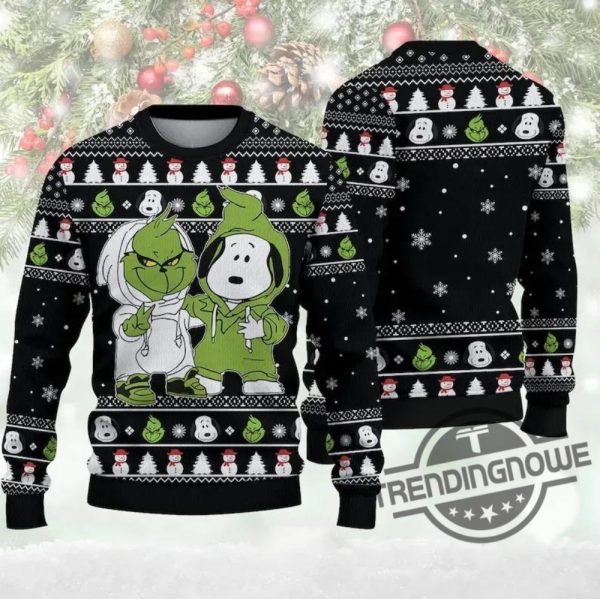 Grinch And Snp Cosplay Ugly Sweater trendingnowe 1