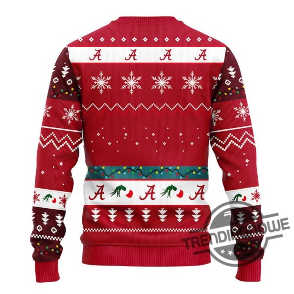 Alabama Crimson Tide 12 Grinch Xmas Day Ugly Sweater trendingnowe 1