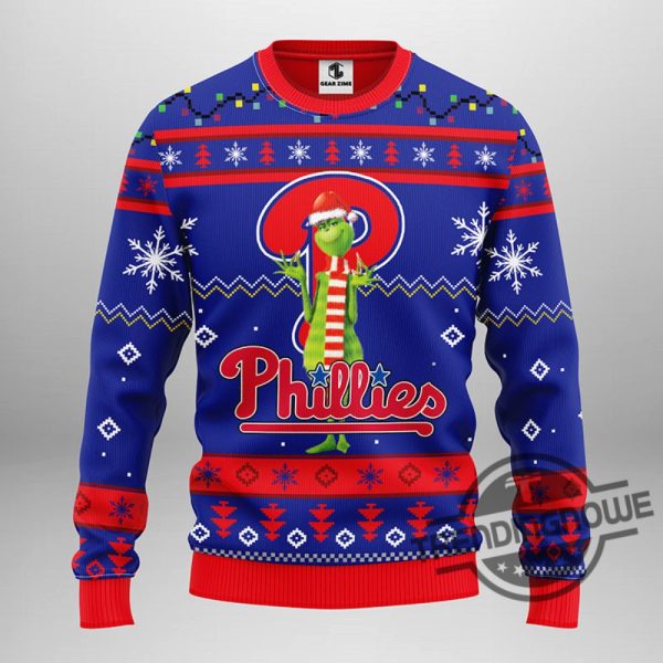 Funny Philadelphia Phillies Grinch Ugly Sweater trendingnowe 2