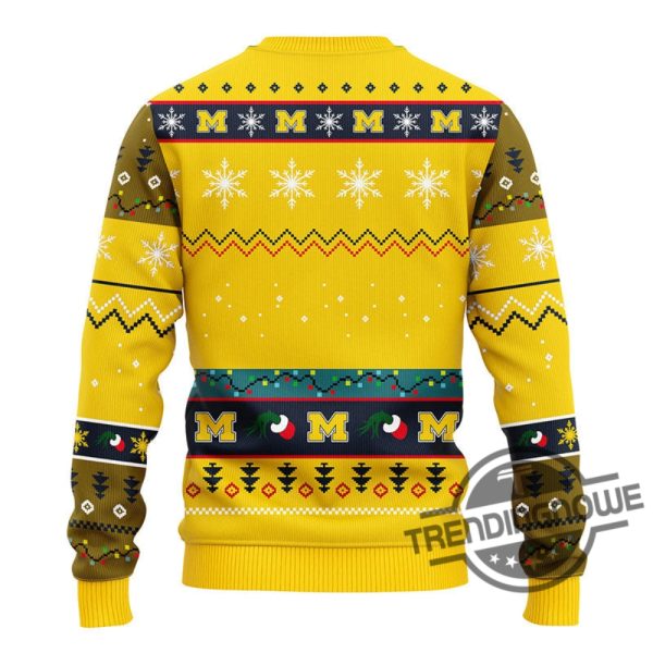 Michigan Wolverines 12 Grinch Xmas Day Ugly Sweater trendingnowe 1