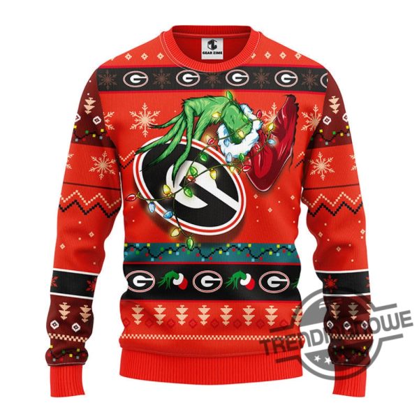 Georgia Bulldogs Grinch Ugly Christmas Sweater trendingnowe 2