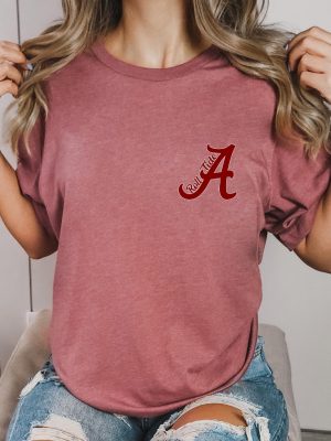 Bama Football Shirt Alabama Shirt Alabama Crimson Tide Shirt Alabama Tshirt Alabama Lover Tshirt revetee 3