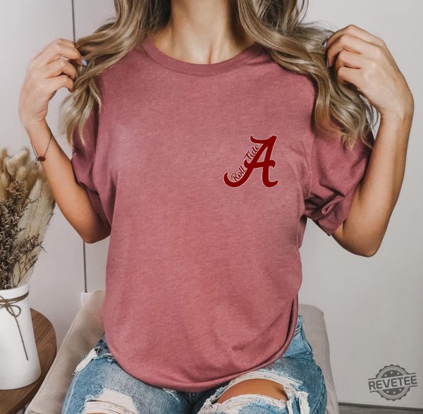 Bama Football Shirt Alabama Shirt Alabama Crimson Tide Shirt Alabama Tshirt Alabama Lover Tshirt revetee 3