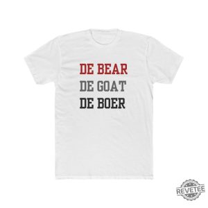 Alabama Tshirt Bama Fan Alabama Tee Shirt Game Day Shirt De Bear Dr Goat De Boer Kalen Deboer Shirt Hoodie revetee 2