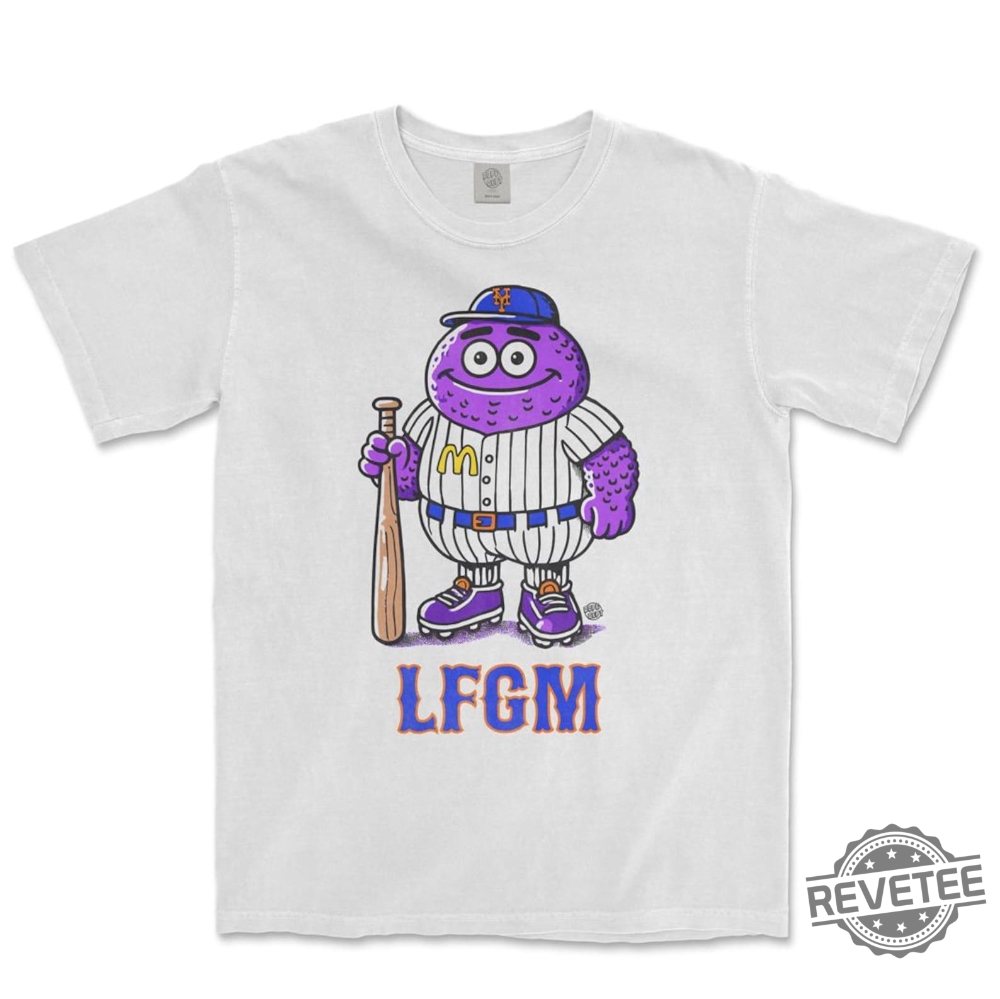 Grimace Mets Lfgm Shirt Mets Grimace Shirt Hoodie Sweatshirt