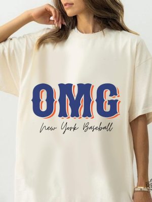 Omg New York Baseball Shirt Ready For October Shirt Game Day Shirt New York Mets Shirt Hoodie Sweatshirt revetee 4