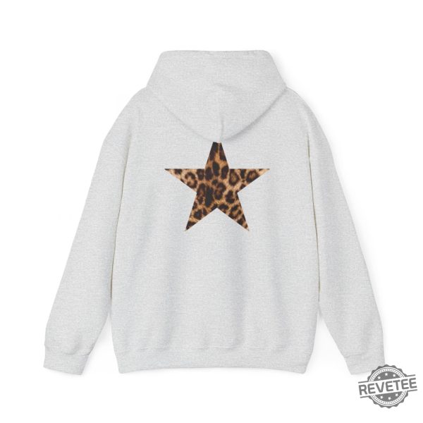 Leopard Star Hoodie Leopard Print Unisex Hoodie Sweatshirt Shirt revetee 2