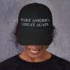 Custom Embroidered Dark Maga Hat Make America Great Again Dark Maga Hat Elon Musk Maga Hat revetee 1