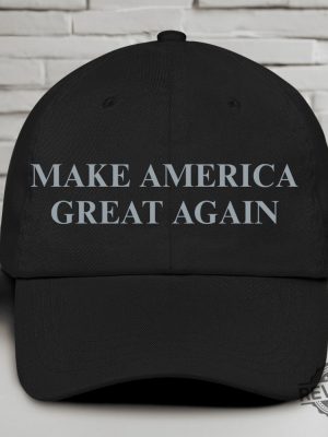 Custom Embroidered Dark Maga Hat Make America Great Again Dark Maga Hat Elon Musk Maga Hat revetee 2