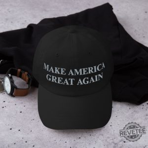 Custom Embroidered Dark Maga Hat Make America Great Again Dark Maga Hat Elon Musk Maga Hat revetee 3